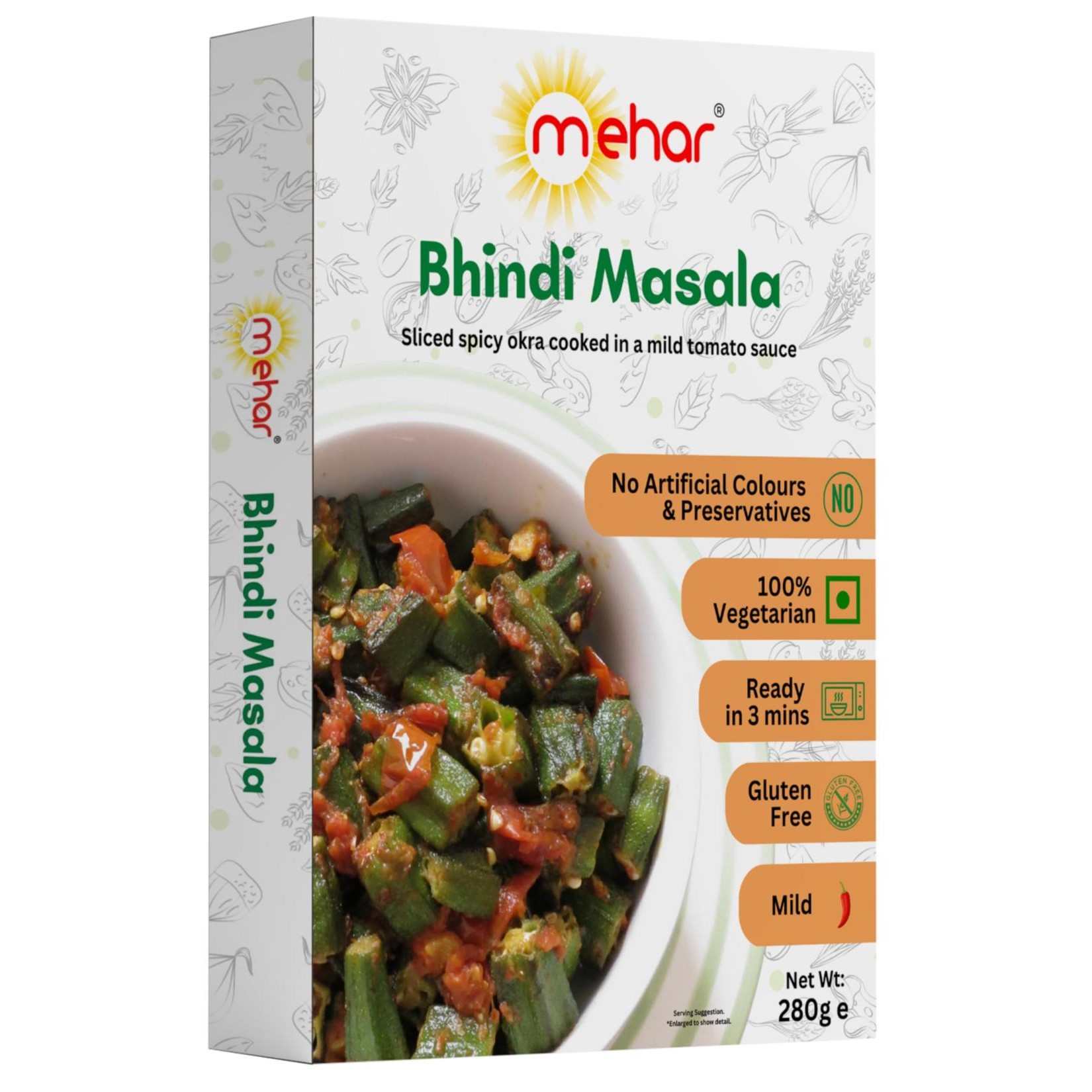 BHINDI MASALA VEGAN ASHOKA 10 OZ