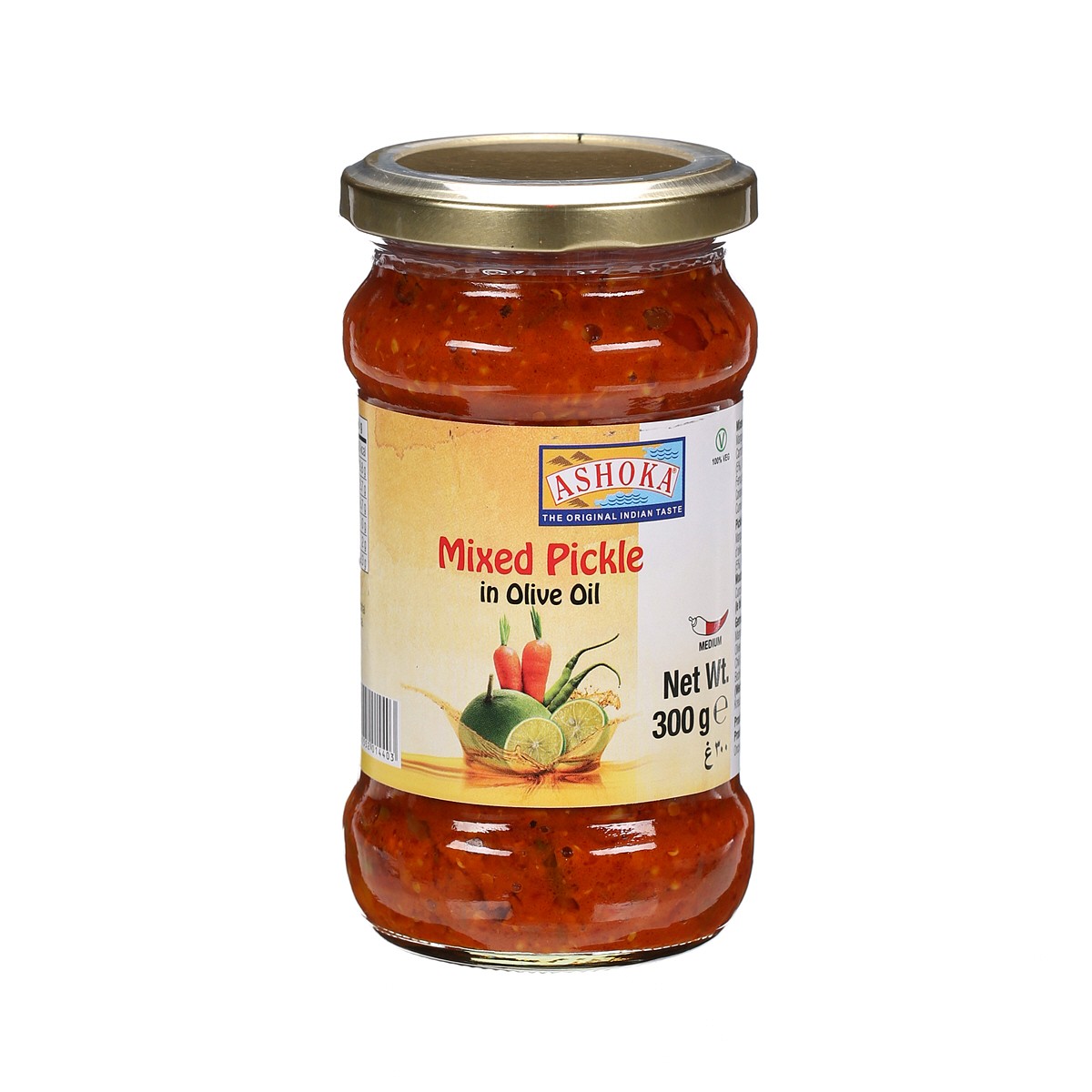 Ashoka Mixed Pickle In Olive Oil 300 GM