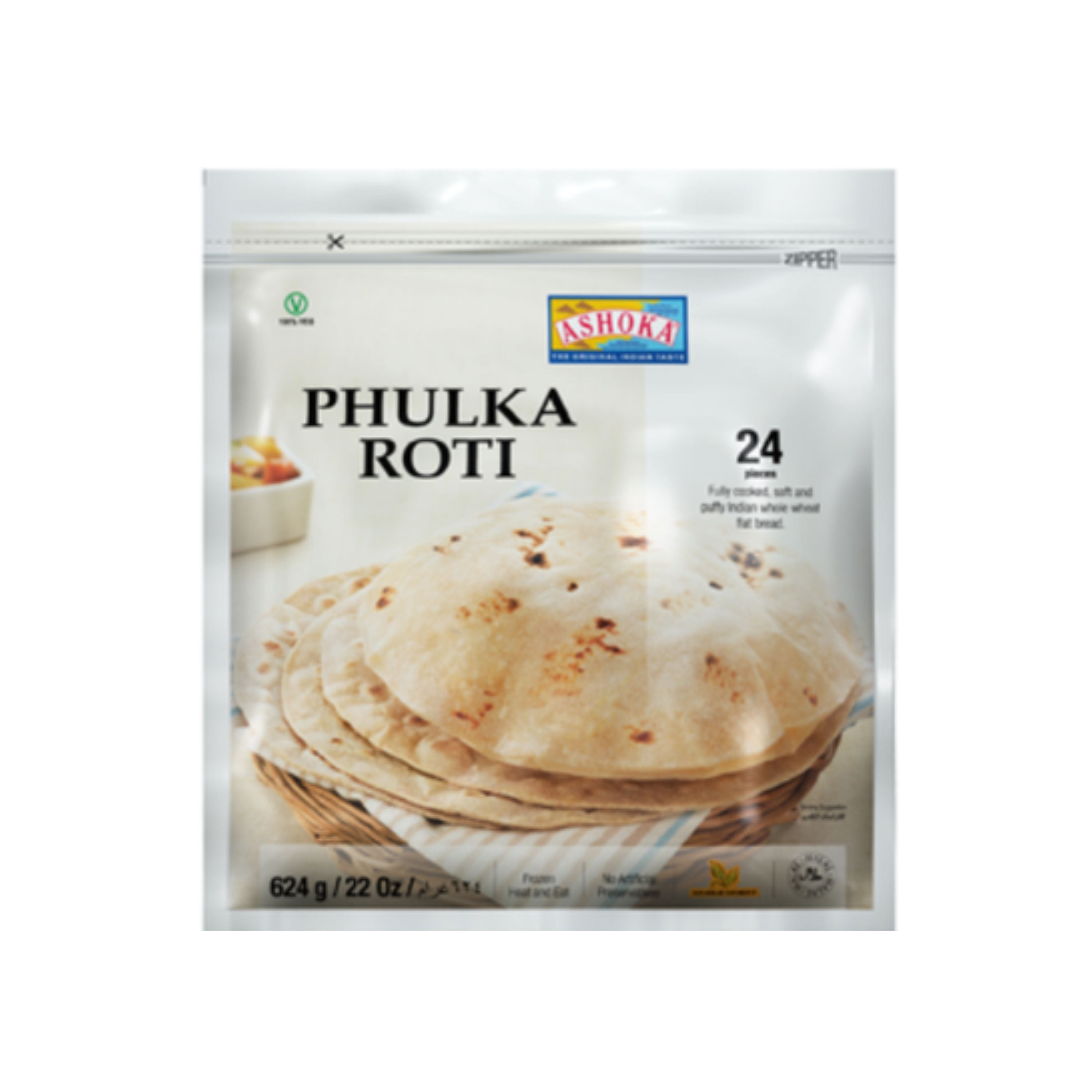 Ashoka Phulka Roti 22 OZ