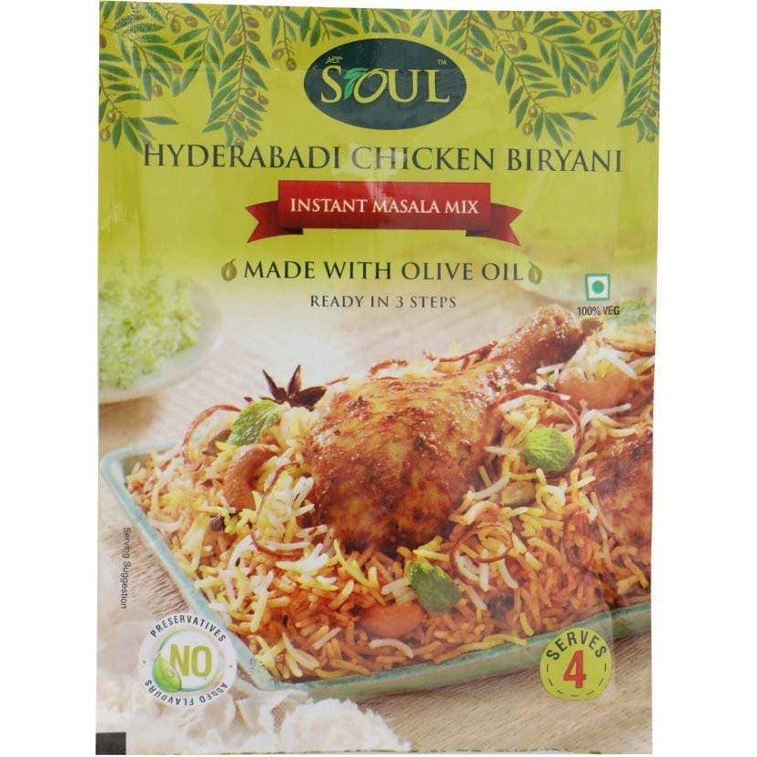 Soul Hyderabadi Chicken Biryani 65 GM