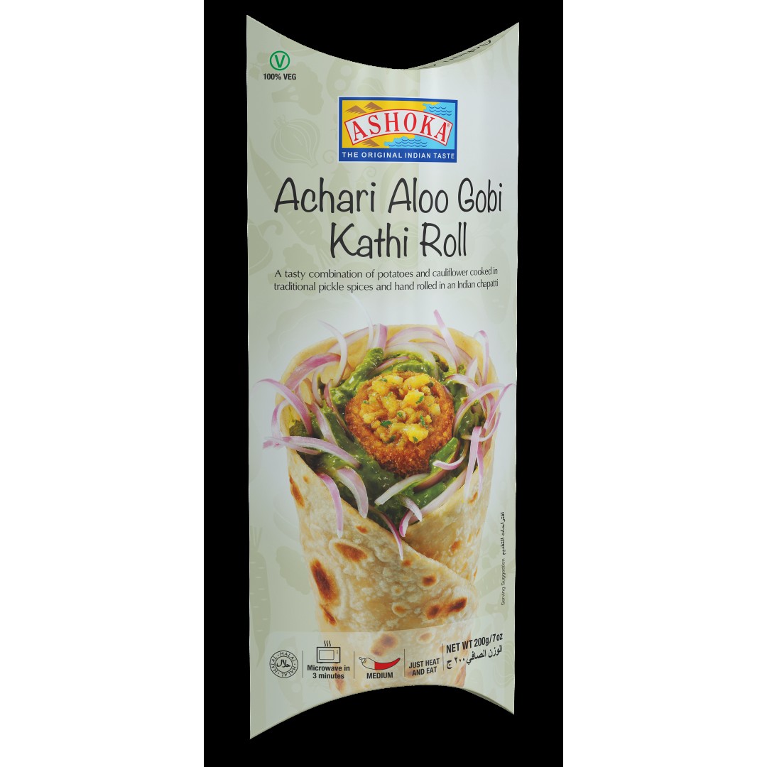 ASHOKA ACHARI ALOO GOBI KATHI ROLL 200 GM