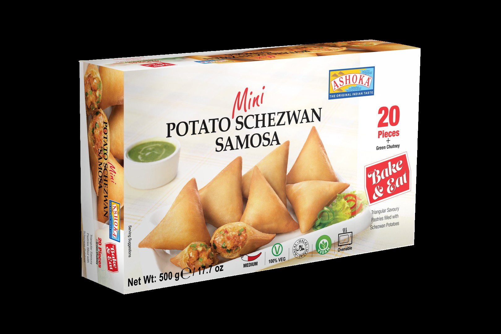 Ashoka Potato Schez Samosa 500 GM