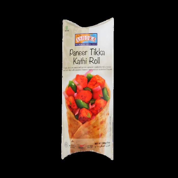 ASHOKA PANEER TIKKA KATHI ROLL 200 GM