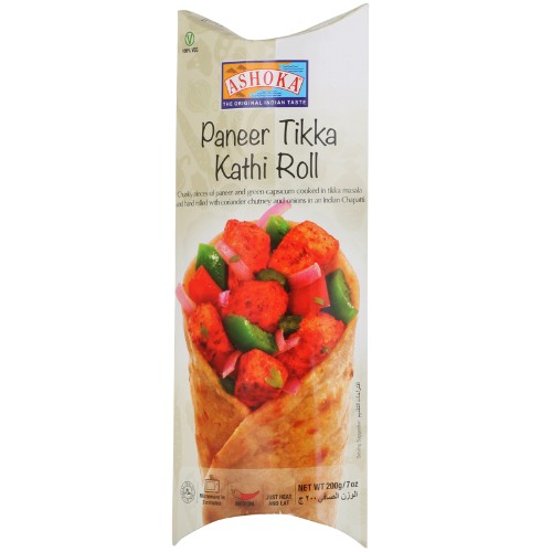 ASHOKA PANEER TIKKA KATHI ROLL 200 GM