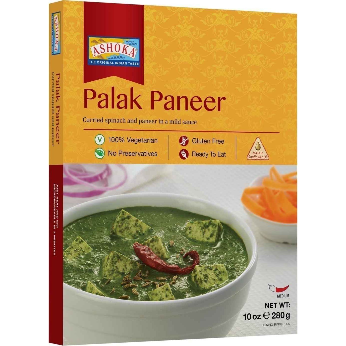 ASHOKA PALAK PANEER (TOFU) 10 OZ