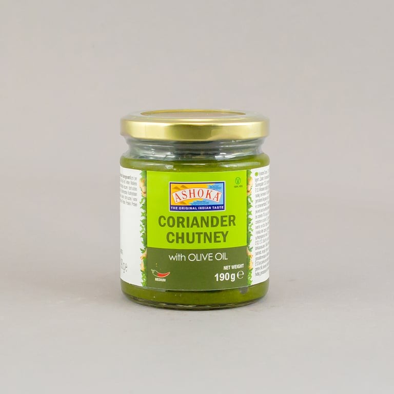 Ashoka Coriander Chutney With Olive Oil 190 GM