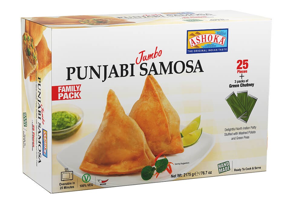 Ashoka Punjabi Jumbo Samosa 25 PCS