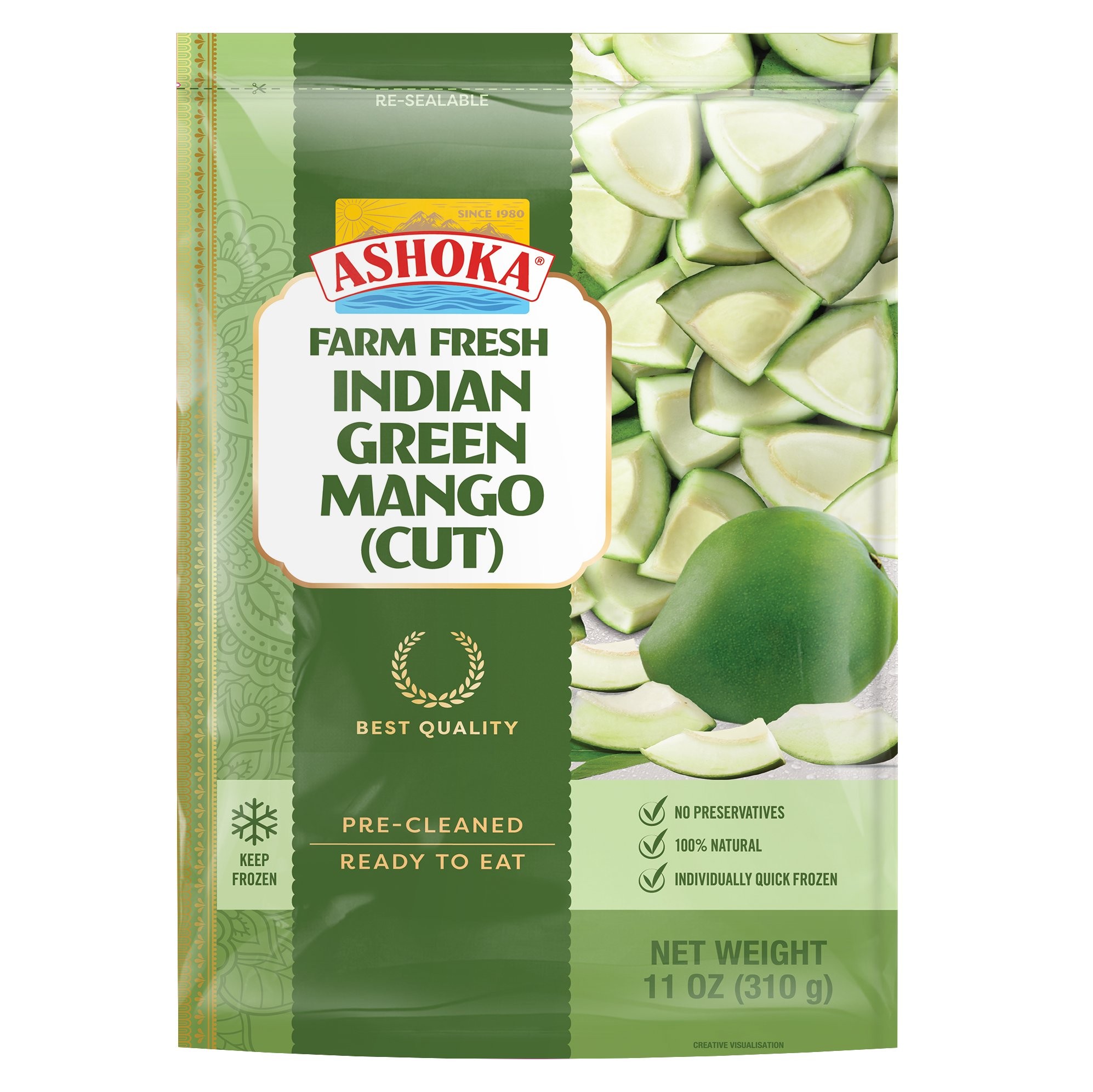 ASHOKA GREEN MANGO CUT 310 GM