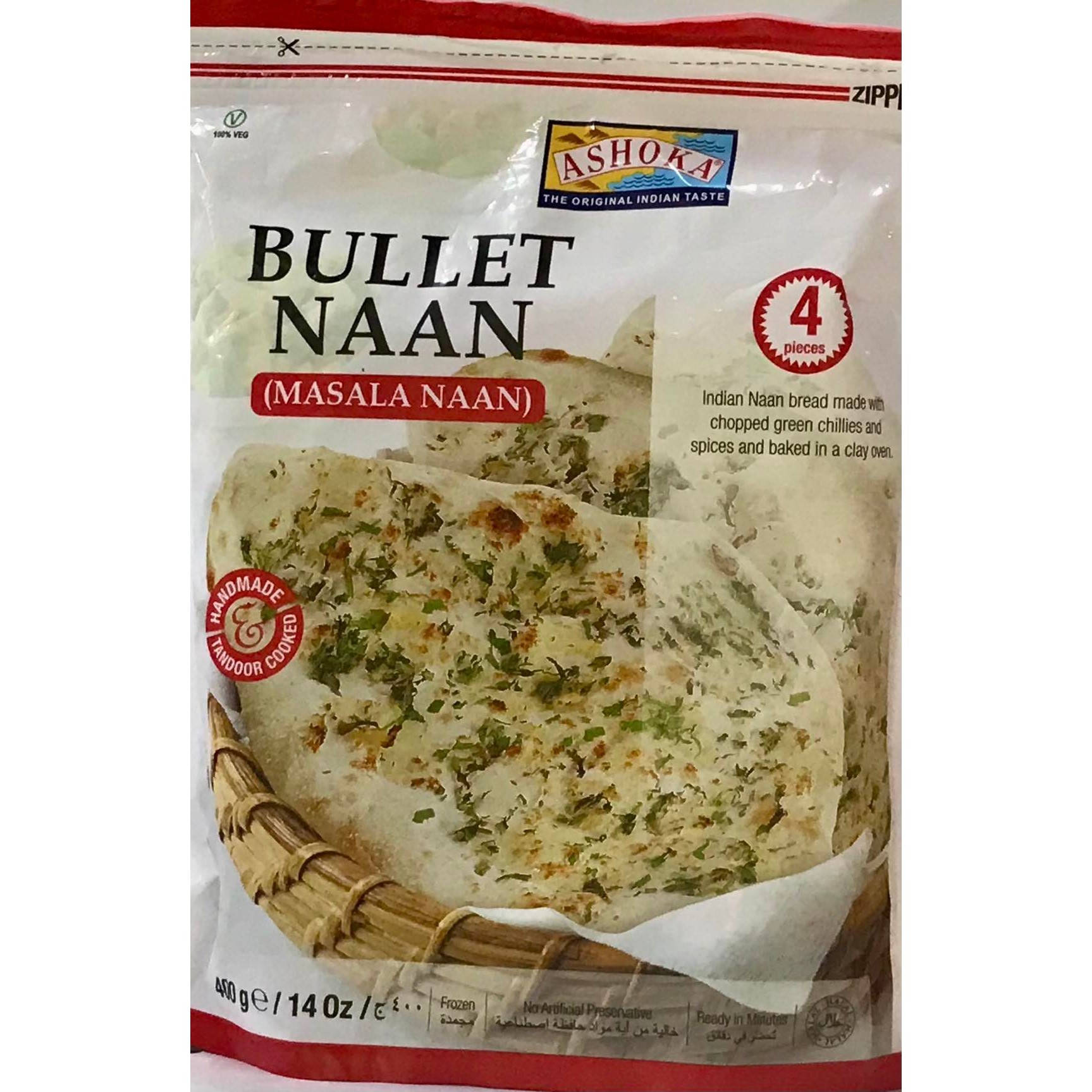 Ashoka Bullet Naan 400 GM