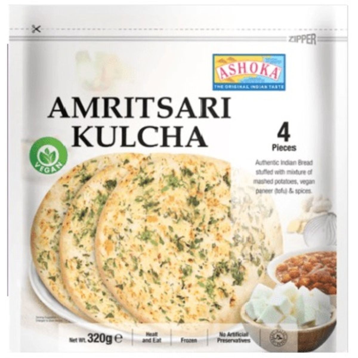Ashoka Amritsari Kulcha 4 PCS
