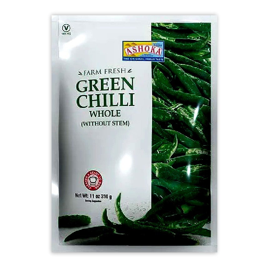 ASHOKA GREEN CHILLI WHOLE 11.05 OZ