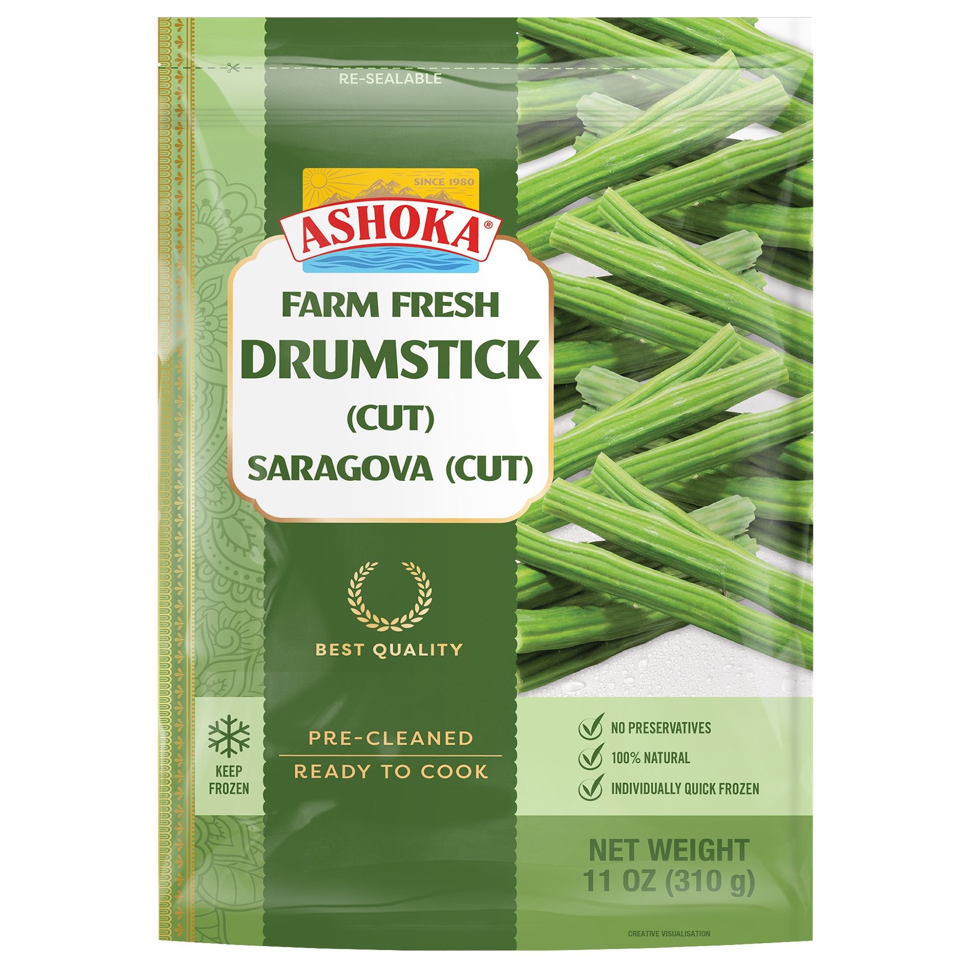 ASHOKA DRUMSTICKS CUT 11 OZ