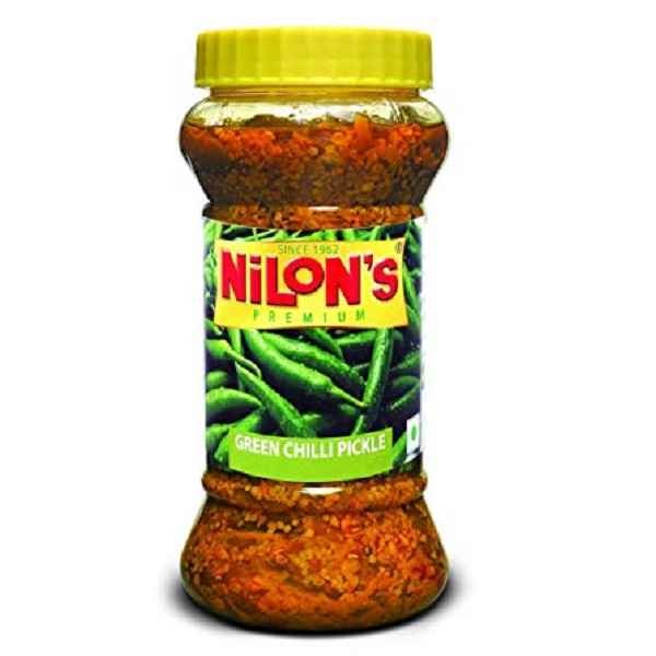 NILONS GREEN CHILLI PICKLE 500 GM