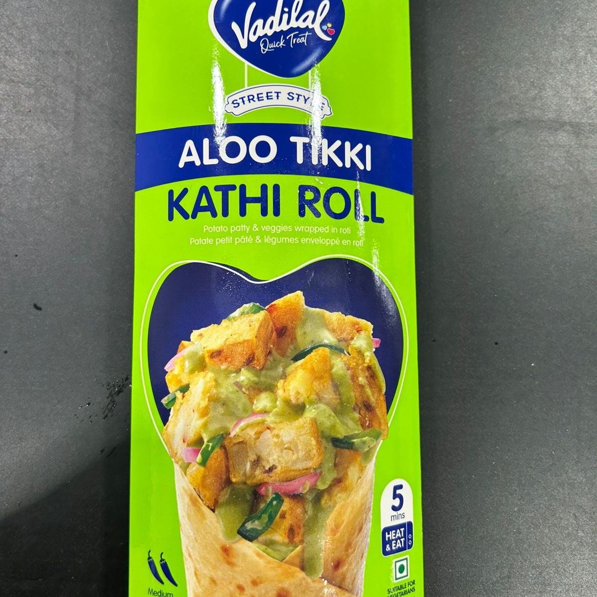 Vadilal Aloo Tikki Kathi Roll 200 GM