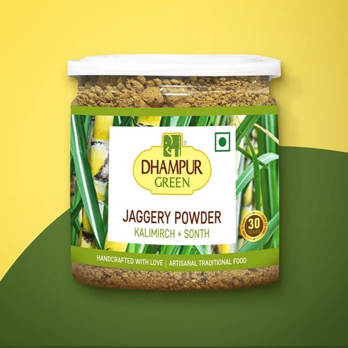 JAGGERY POWDER W/ BLACK PEPPER & GINGER DHAMPUR GREEN 500 GM