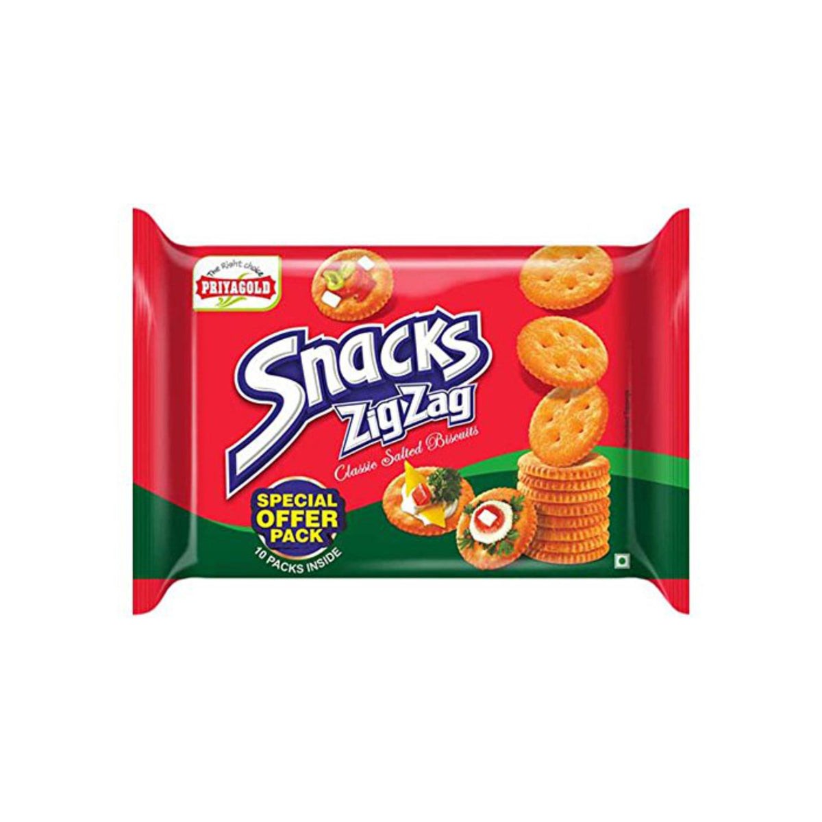 PRIYA GOLD SNACKS ZIG ZAG 900 GM