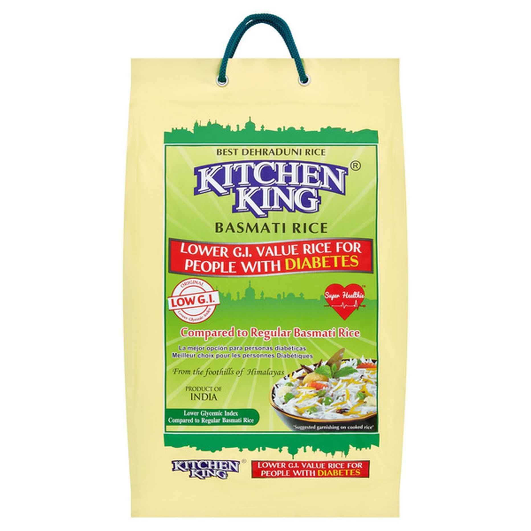 KITCHEN KING DIABETIC BASMATI RICE 10 LBS