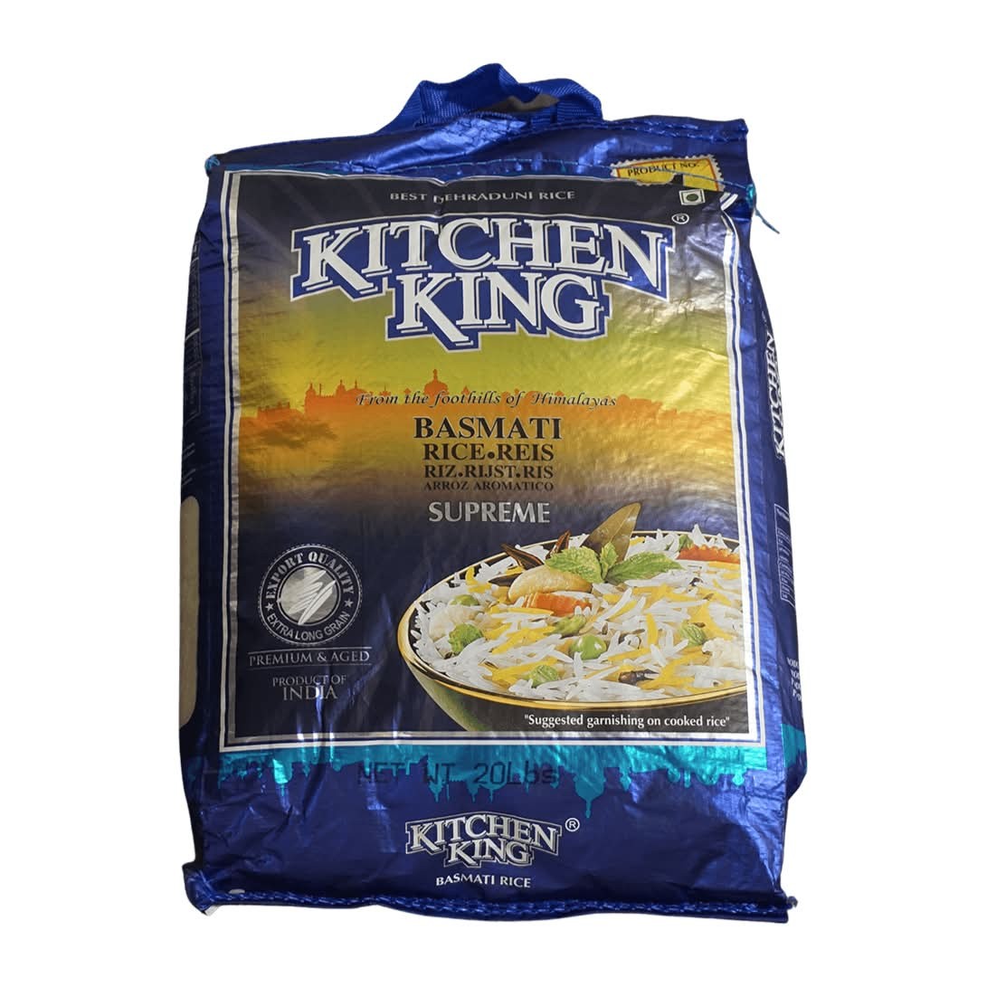 KITCHEN KING BASMATI RICE 20 LBS