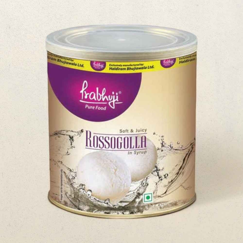 PRABHUJI RASSOGOLLA IN CAN 1 KG