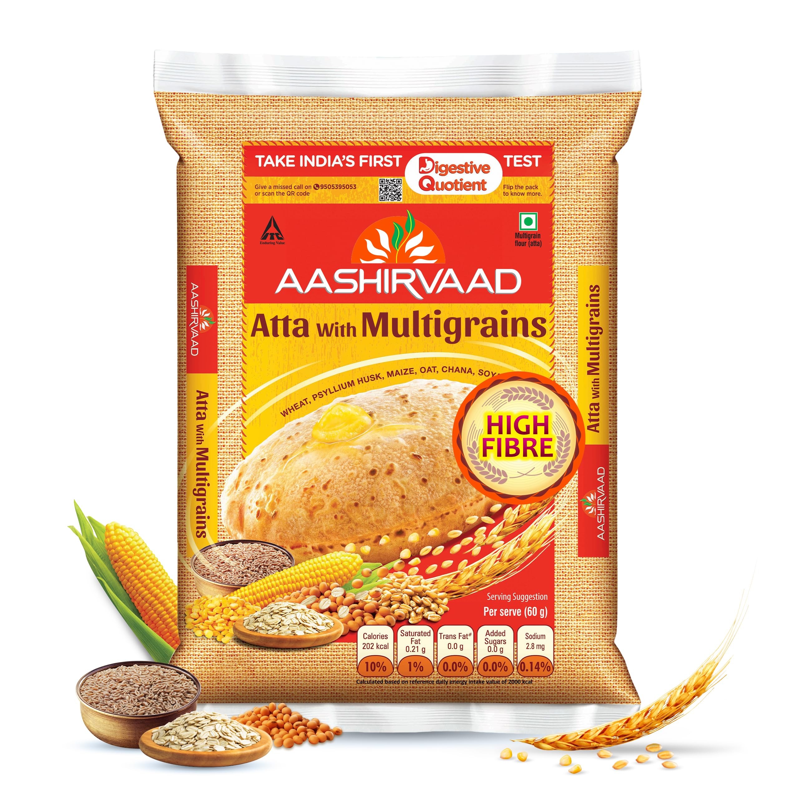 MULTIGRAIN ATTA 2.2 LBS