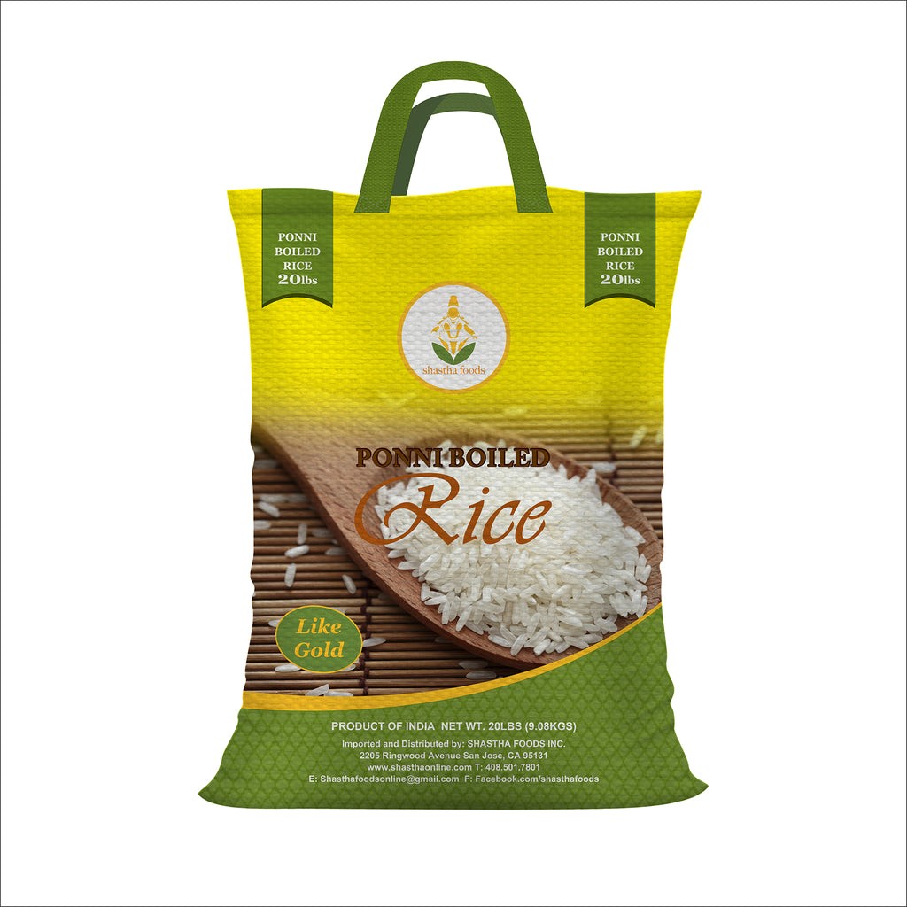 Shastha Ponni Boiled Rice 20 LBS