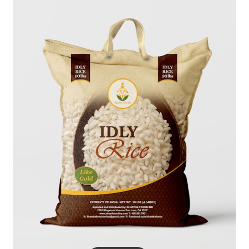 SHASTHA FOODS IDLI RICE 10 LBS