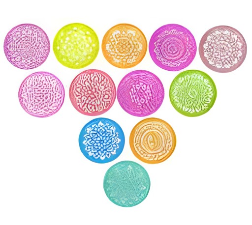 Rangoli Stencils 12 PCS