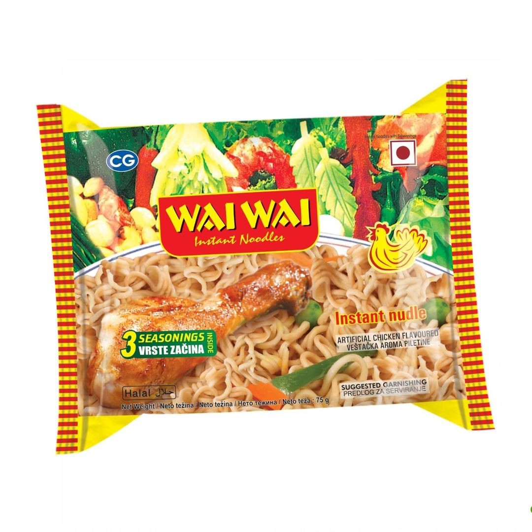 Wai Wai Chicken Noodles Loose 75 GM