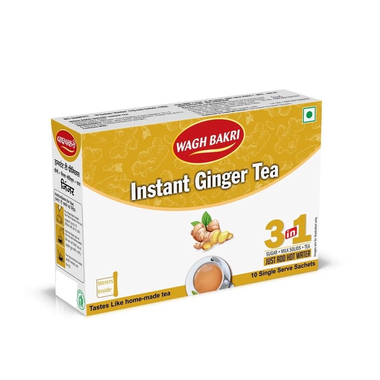 WAGH BAKRI INSTANT GINGER 3 IN 1 140 GM