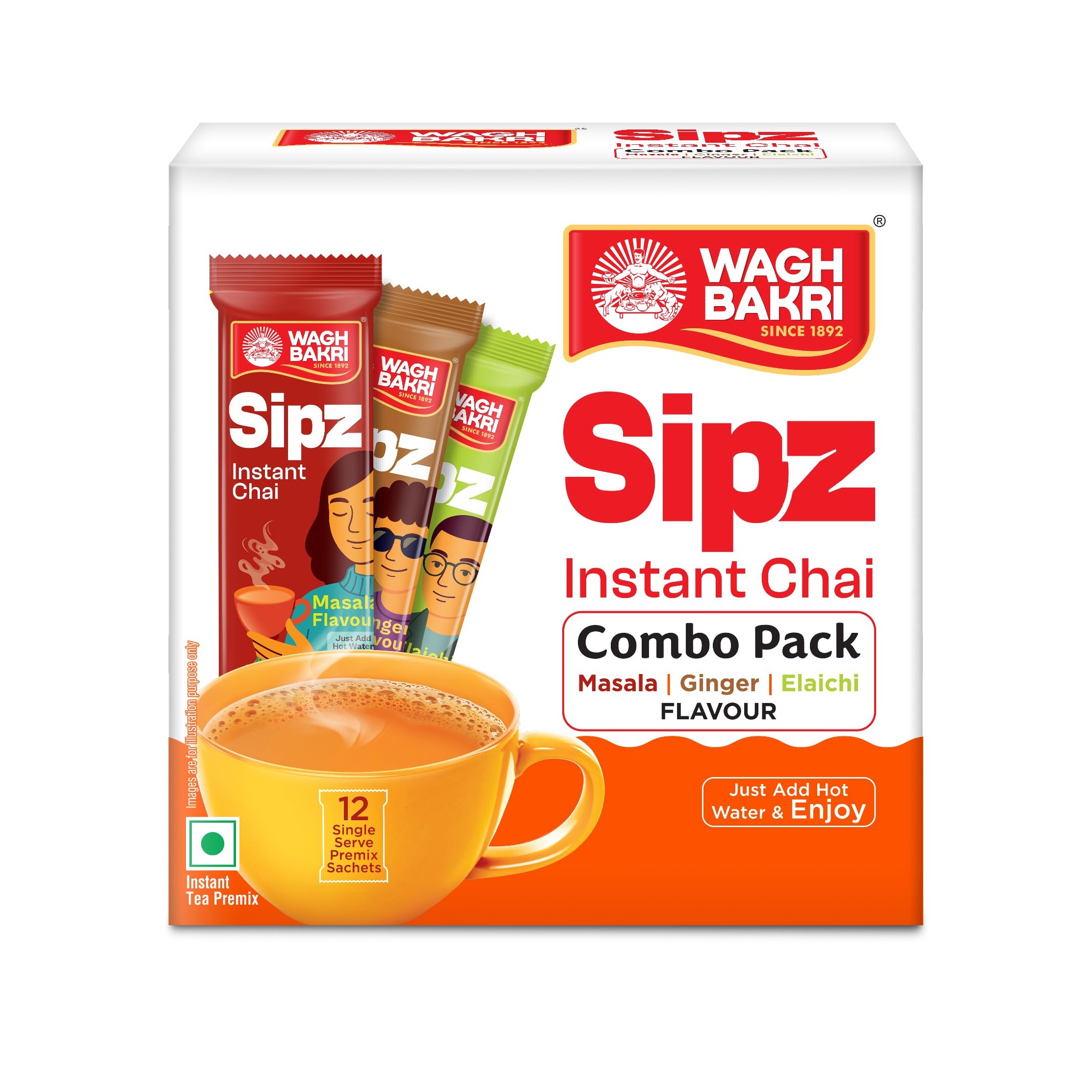 Wagh Bakri Wagh Bakri Combo Instant Tea 312 GM