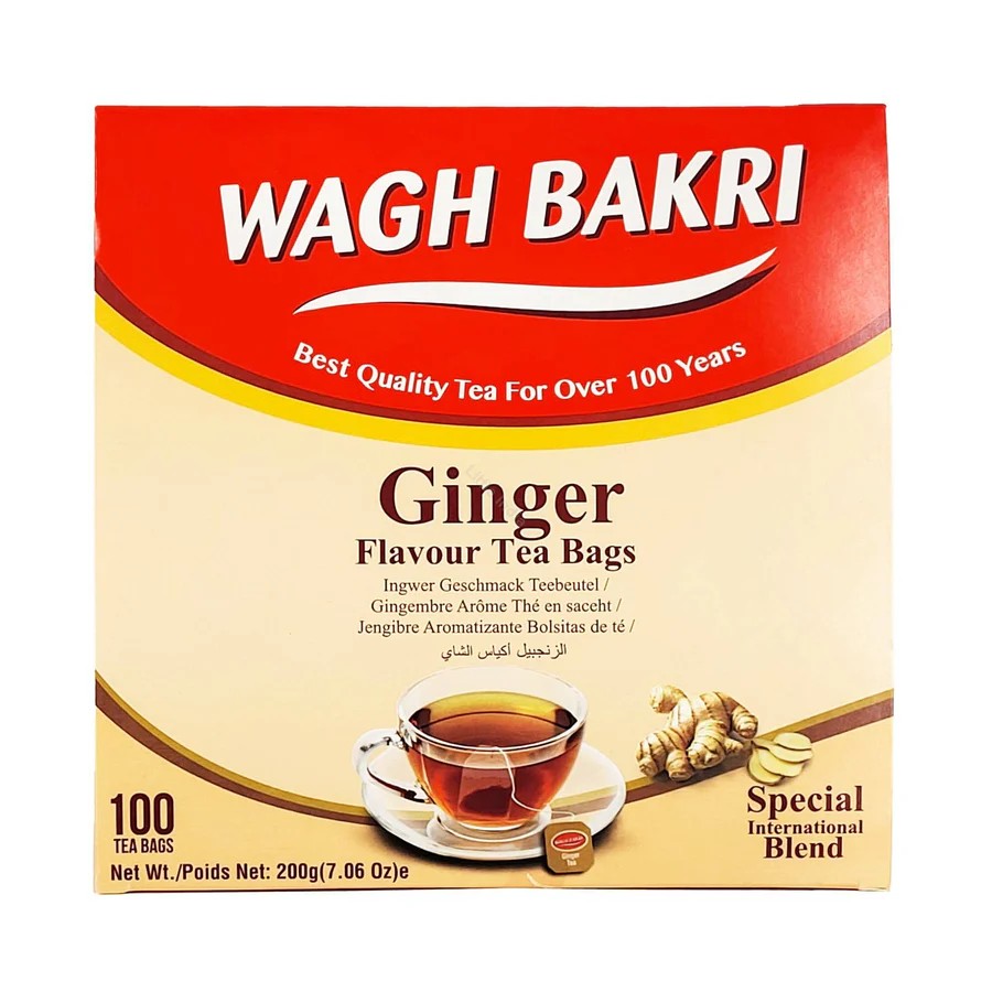WAGH BAKRI GINGER TEA 100 BAG