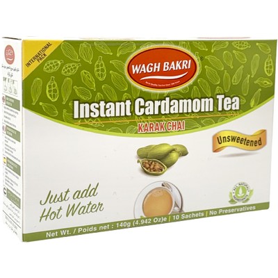 WAGH BAKRI INSTANT CARDAMOM TEA KARAK 10 BAG