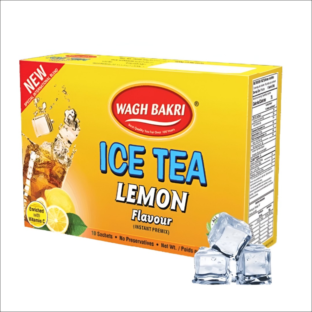 Wagh Bakri Ice Tea Lemon Flavour Instant Mix 200 GM