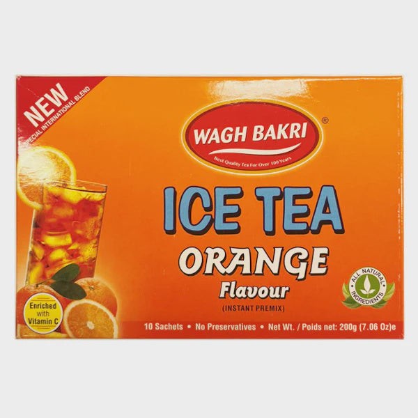 Wagh Bakri Wagh Bakri Ice Tea Orange Flavour Instant Mix 200 GM