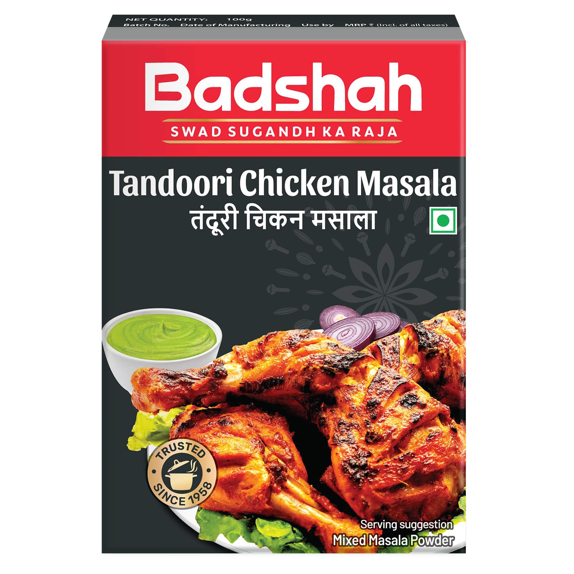BADSHAH TANDOORI CHICKEN MASALA 100 GM