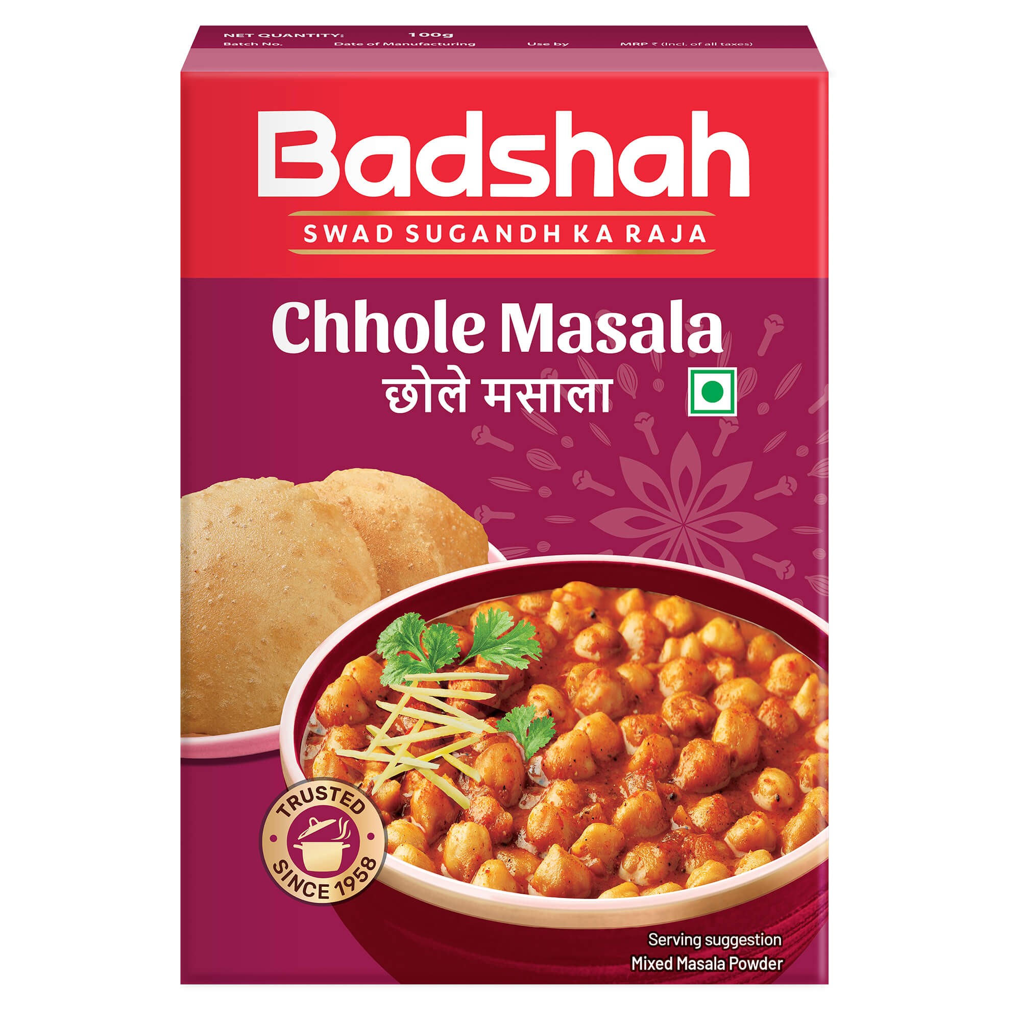 BADSHAH PUNJABI CHOLE MASALA 100 GM