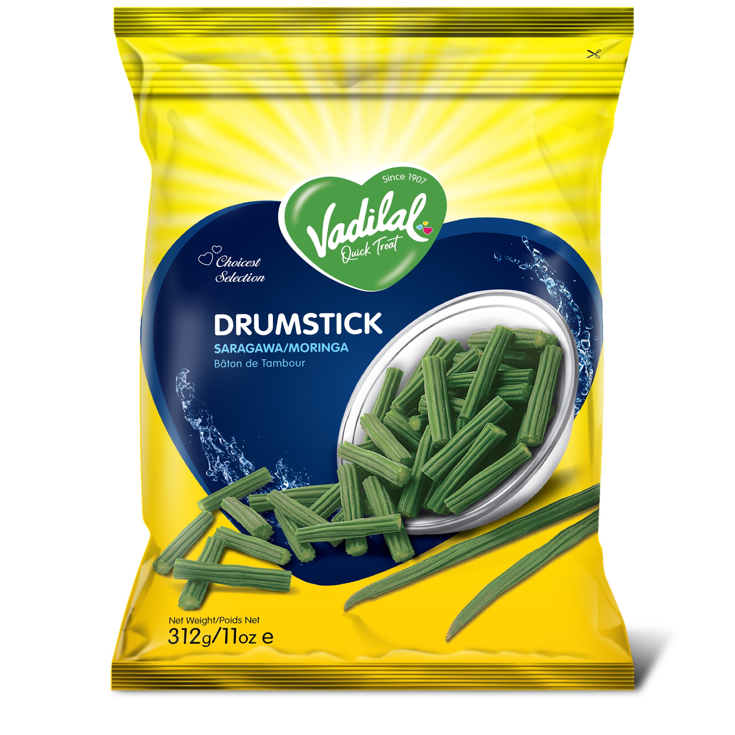 VADILAL DRUMSTICKS (SARAGAWA) 312 GM