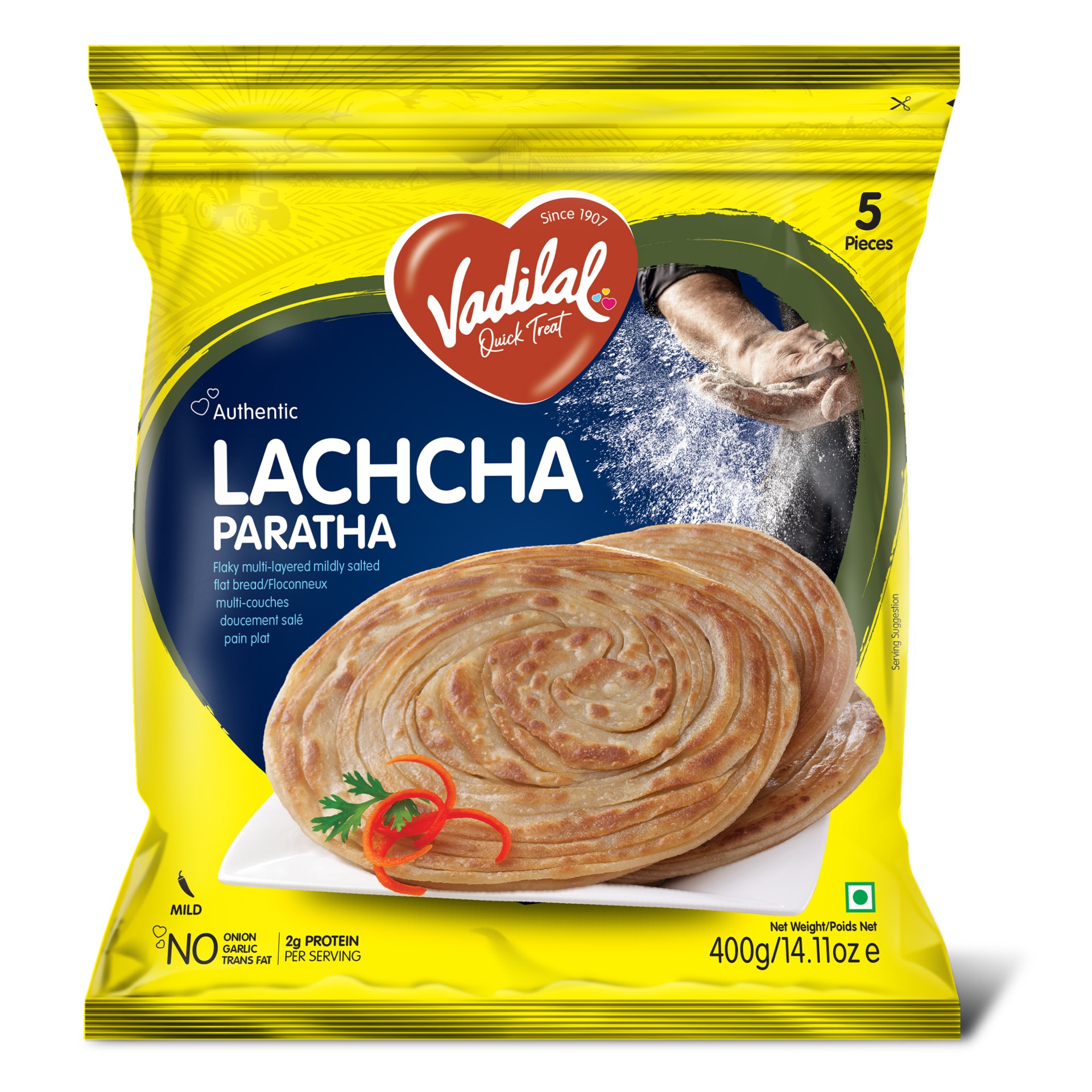 VADILAL LACHHA PARATHA 14 OZ