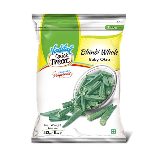 VADILAL BHINDI WHOLE 312 GM