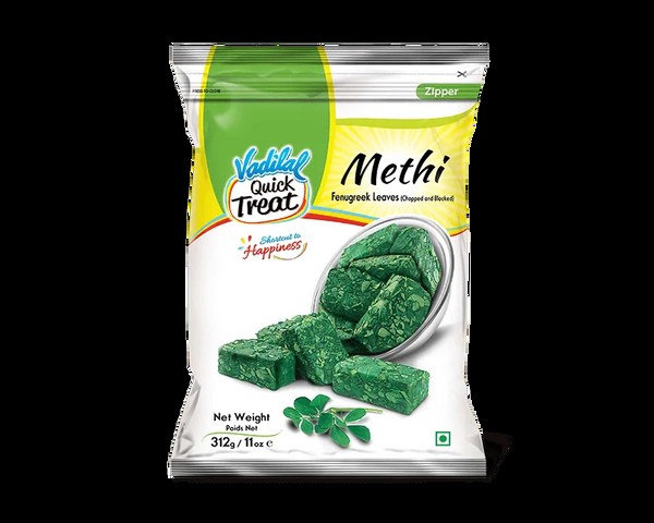 VADILAL METHI (FENUGREEK) LEAVES BLOCK 312 GM