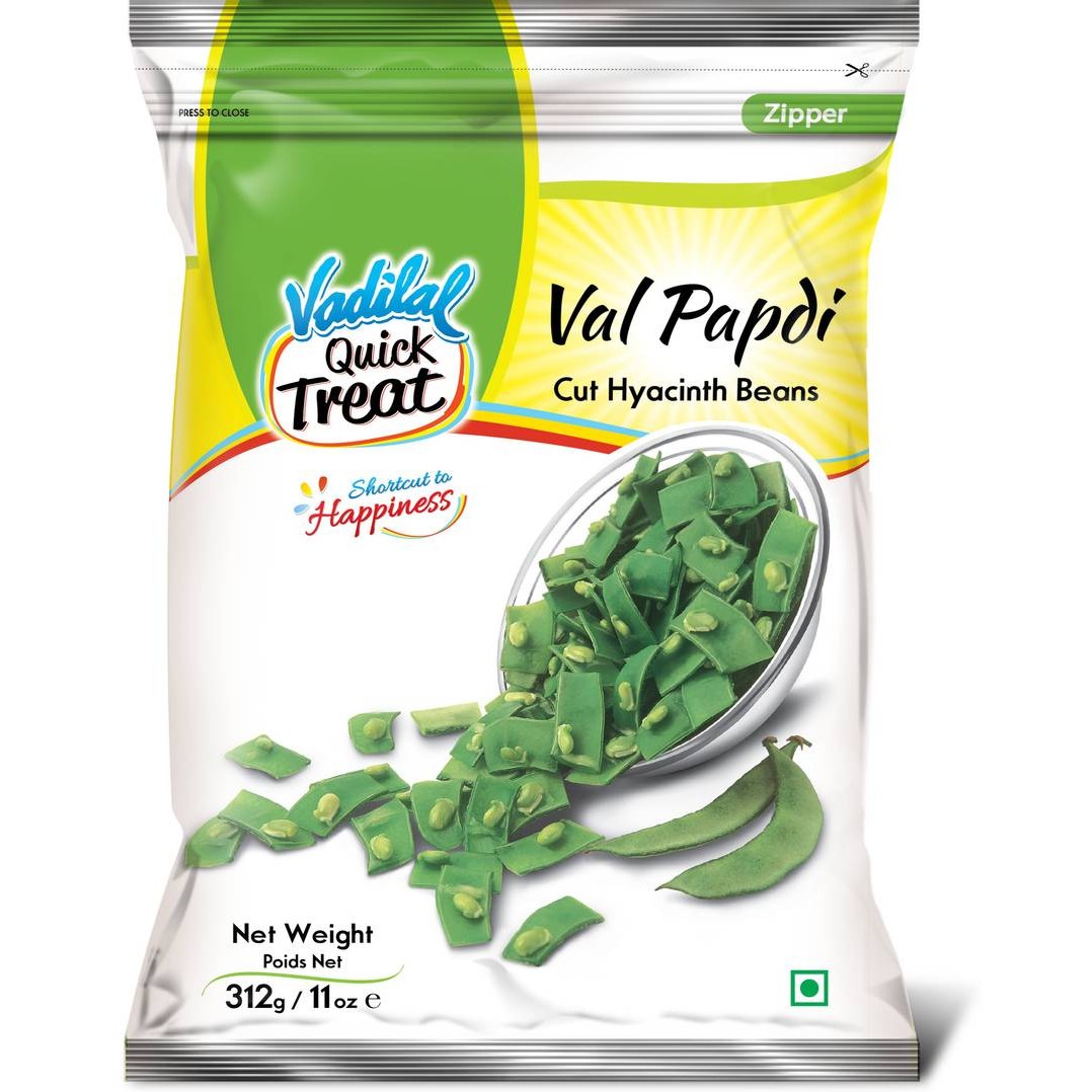 VADILAL VALOR PAPDI CUT (HYACINTH BEANS) 312 GM