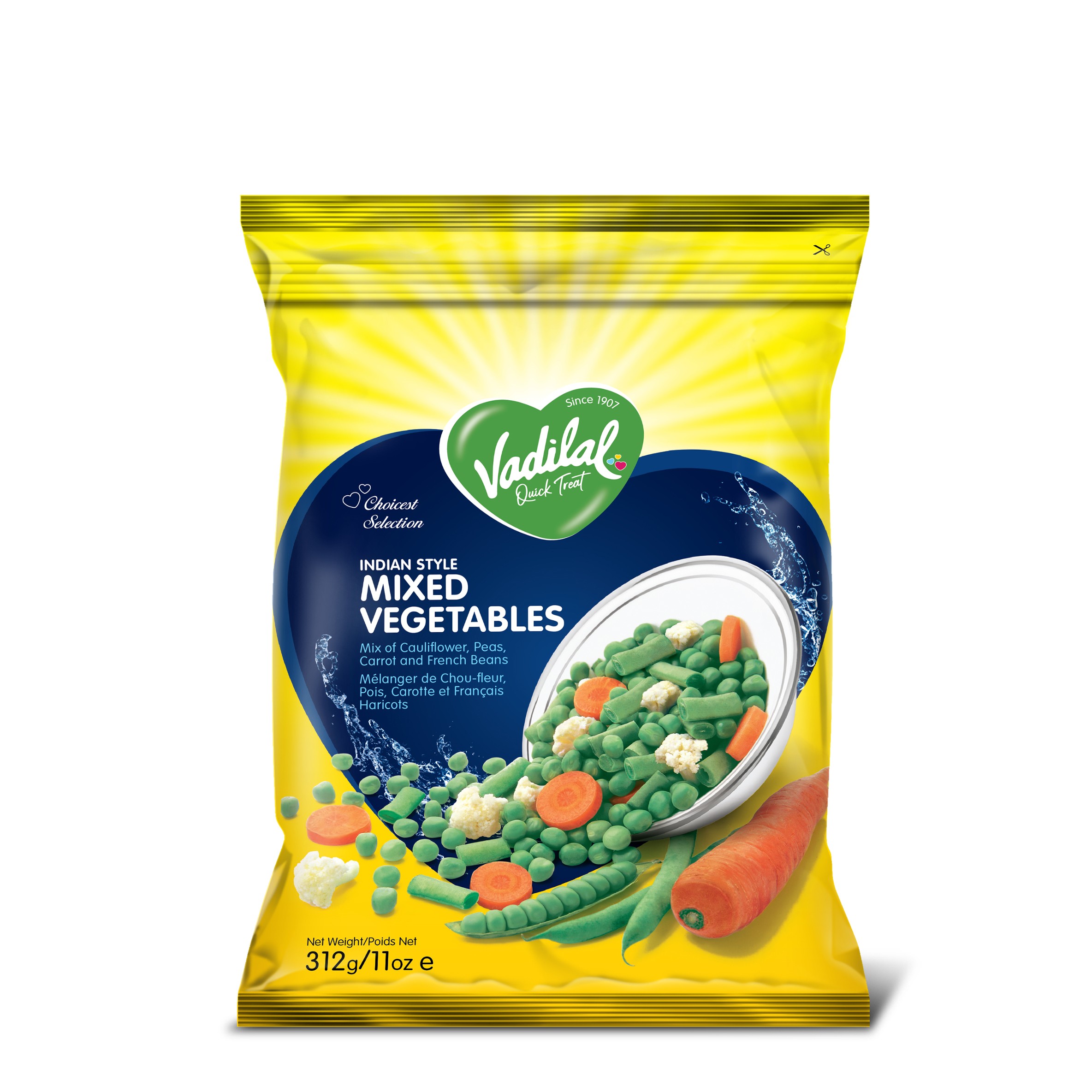 Vadilal Mixed Vegetables 312 GM