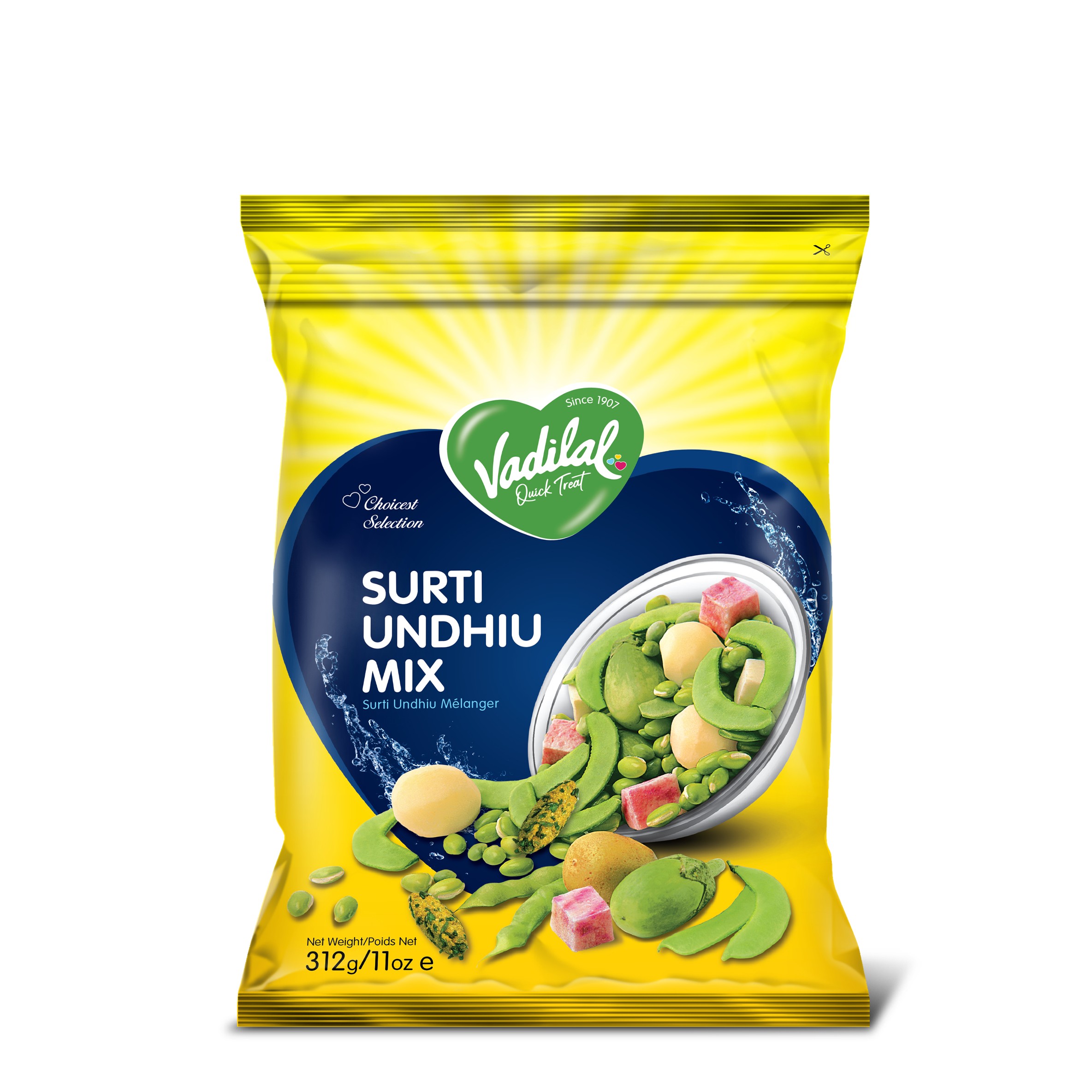 Vadilal Vadilal Surti Undhiu Mix 312 GM