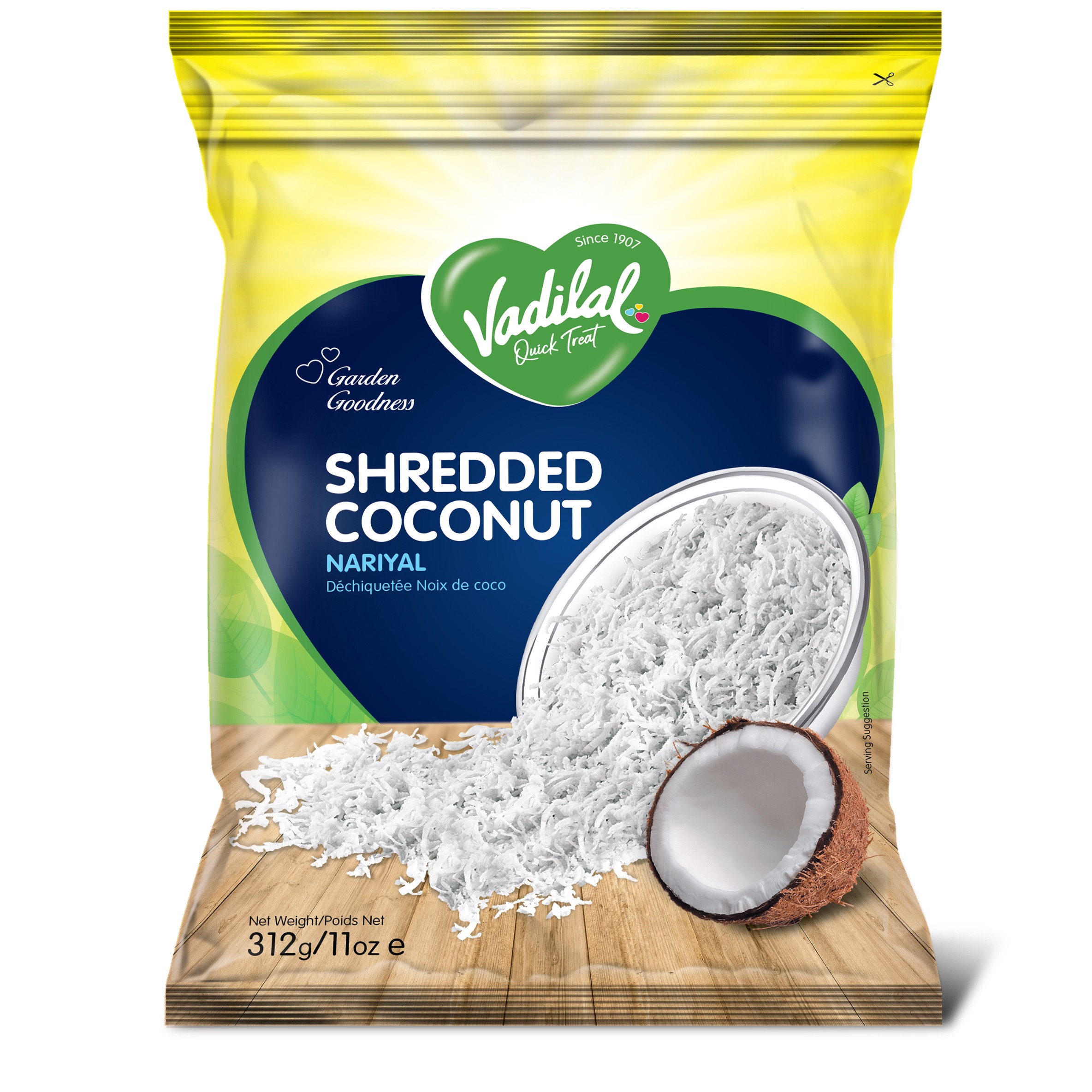 Vadilal Vadilal Frozen Shredded Coconut 312 GM