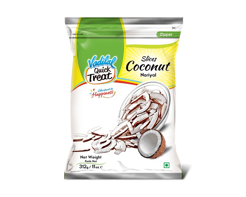 VADILAL COCONUT SLICES 312 GM