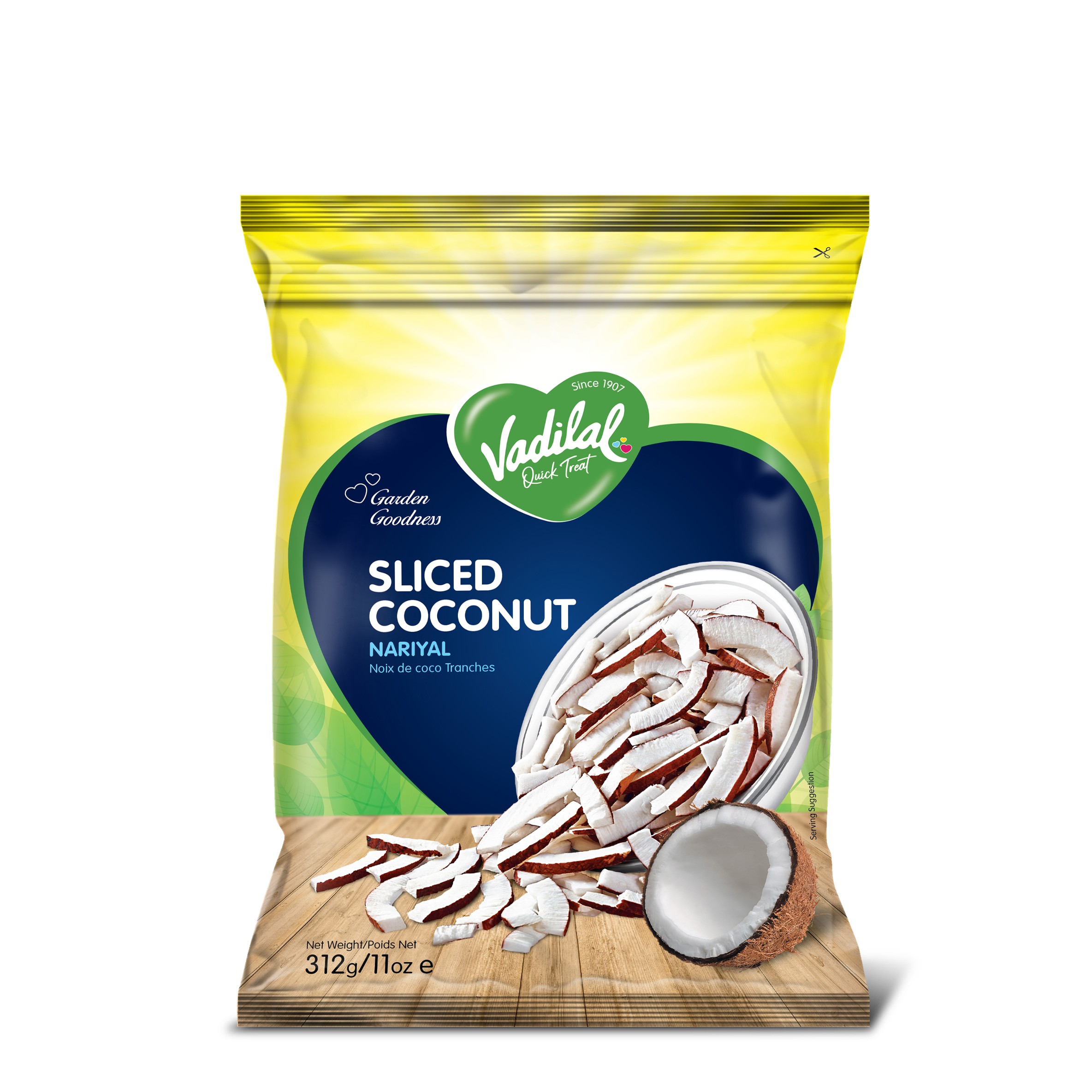 VADILAL COCONUT SLICES 312 GM