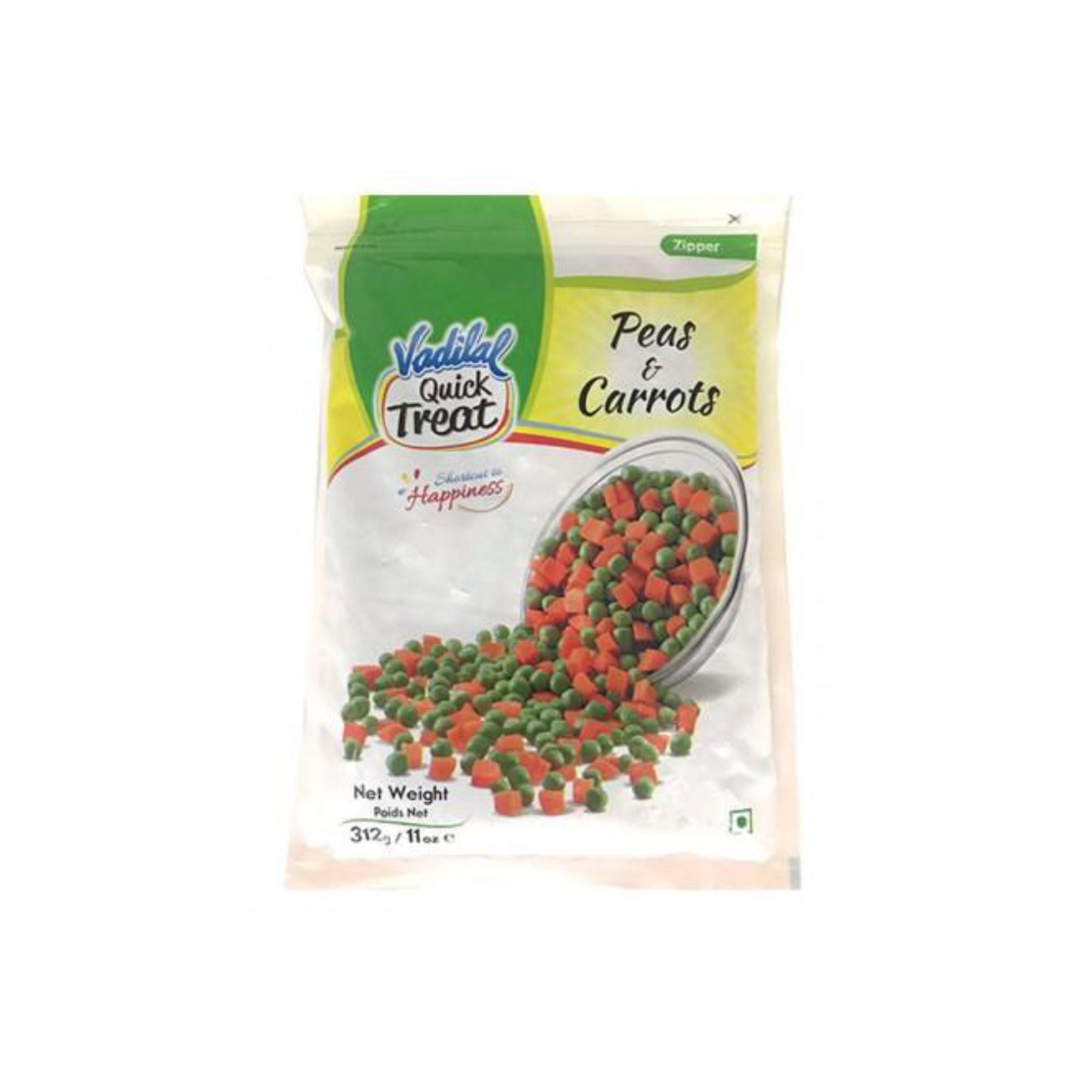VADILAL PEAS & CARROTS 312 GM
