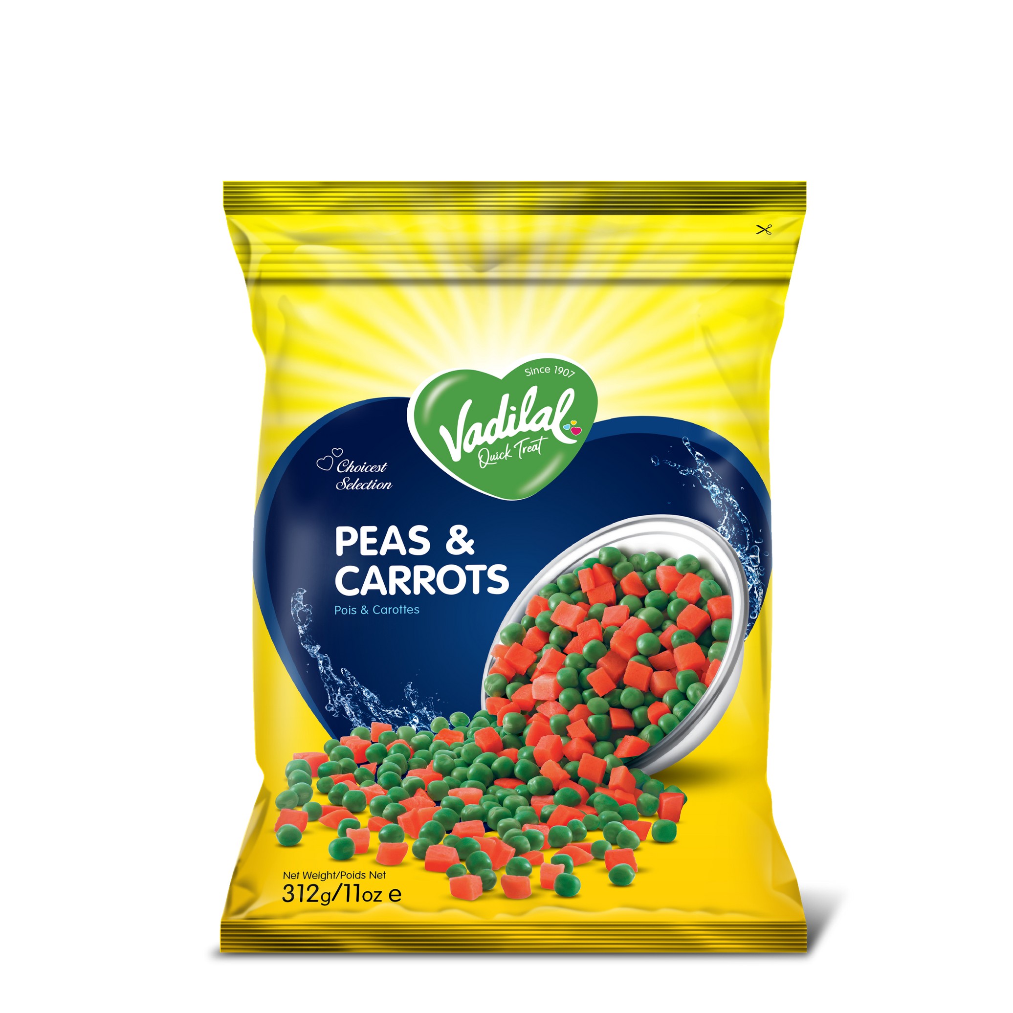 Vadilal Peas & Carrots 312 GM