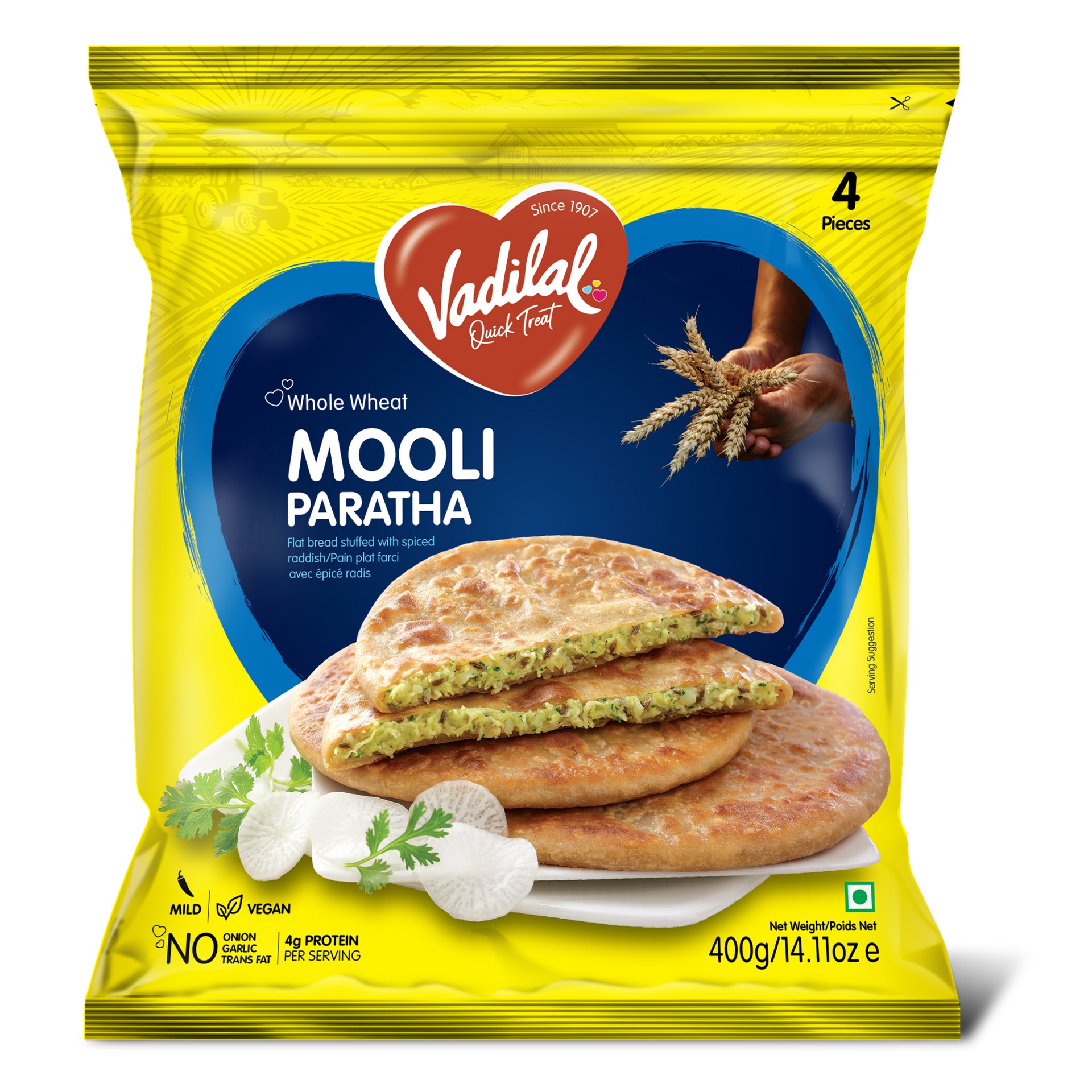 VADILAL PARATHA MOOLI 14 OZ