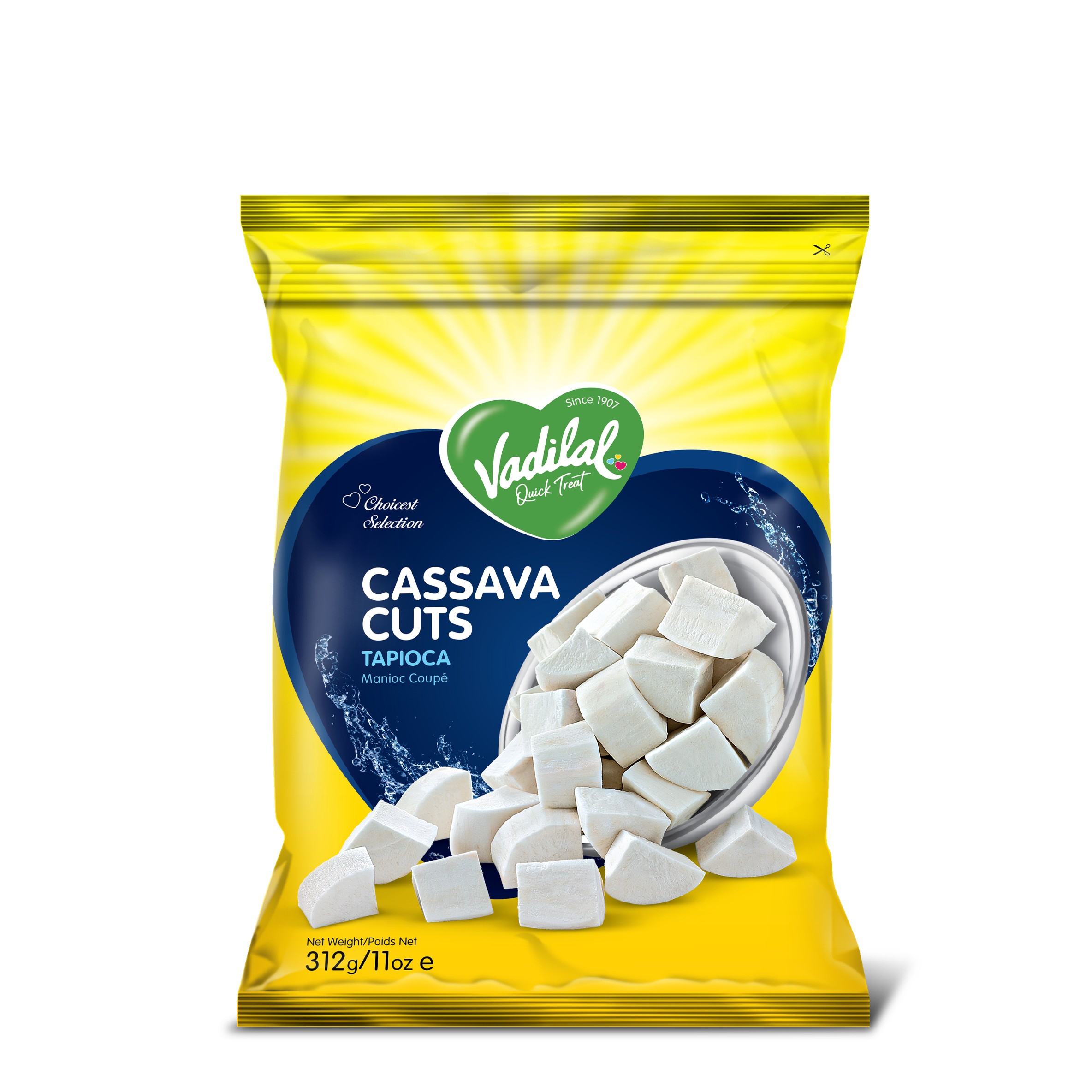 CASSAVA (TAPIOCA) CUTS VADILAL 312 GM